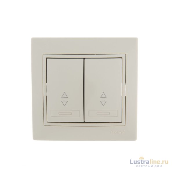 Выключатель проходной двойной Lezard Mira 701-0303-106