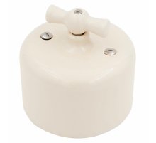 Выключатель двухклавишный Bironi Ришелье R1-212-04