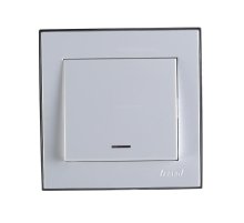 Выключатель с подсветкой Lezard Rain 703-0202-111