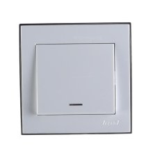 Выключатель с подсветкой Lezard Rain 703-0202-111