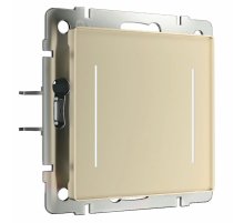 Сенсорный выключатель двухклавишный с подсветкой Werkel 4690389198069 W4522011 a063604