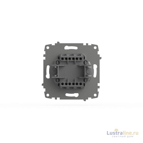 Выключатель проходной двухклавишный ELBI Zena Vega 609-010200-211 Выключатель проходной двухклавишный ELBI Zena Vega 609-010200-211