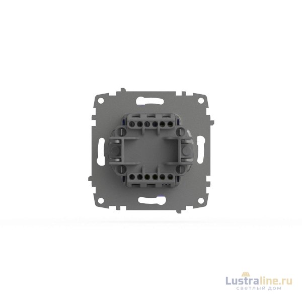 Выключатель одноклавишный с подсветкой ELBI Zena Vega 609-012500-201