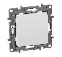 Выключатель одноклавишный Legrand Etika 10A 250V белый 672201