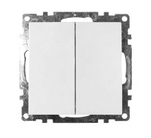 Выключатель 2-клавишный Stekker 39300