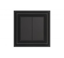 Выключатель двухклавишный Liregus Retro 29-205