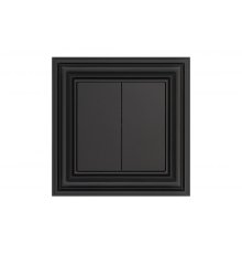 Выключатель двухклавишный Liregus Retro 29-205