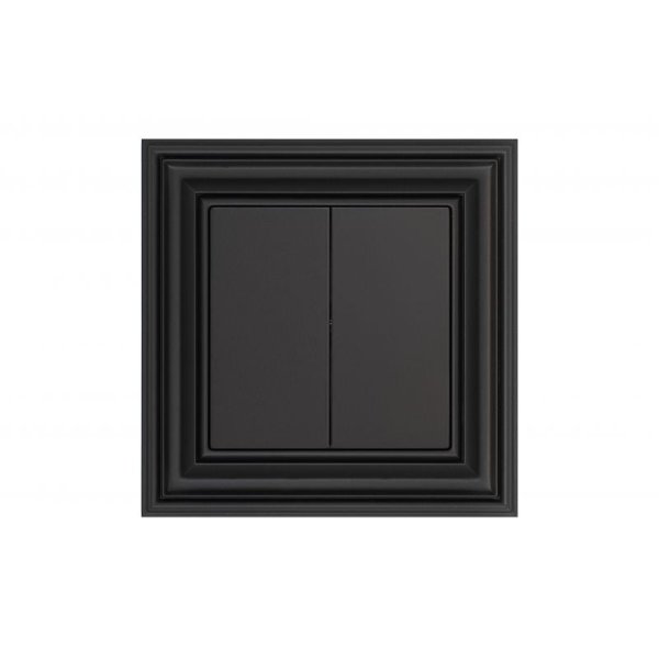Выключатель двухклавишный Liregus Retro 29-205