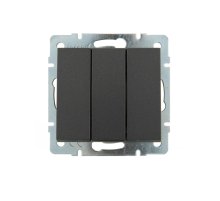 Выключатель тройной Lezard Rain 703-4188-109 Выключатель тройной Lezard Rain 703-4188-109