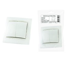 Выключатель двухклавишный Таймыр TDM Electric SQ1814-0502 Выключатель двухклавишный Таймыр TDM Electric SQ1814-0502