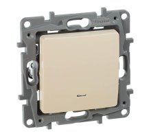Выключатель одноклавишный Legrand Etika 10A 250V с подсветкой слоновая кость 672303