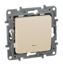 Выключатель одноклавишный Legrand Etika 10A 250V с подсветкой слоновая кость 672303
