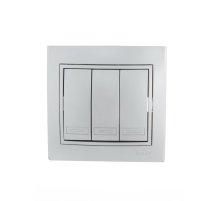 Выключатель тройной Lezard Mira 701-1010-109