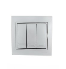 Выключатель тройной Lezard Mira 701-1010-109