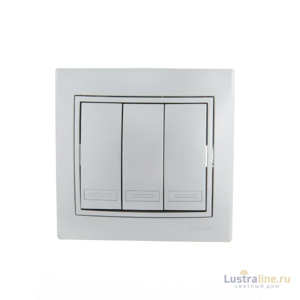 Выключатель тройной Lezard Mira 701-1010-109