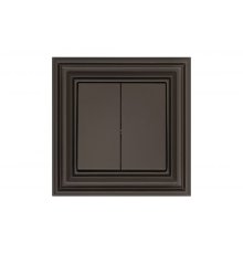 Переключатель двухклавишный Liregus Retro 29-012