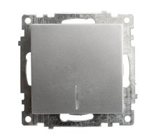 Выключатель 1-клавишный c индикатором Stekker Катрин 39577