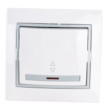 Выключатель проходной с подсветкой Lezard Mira 701-0215-114
