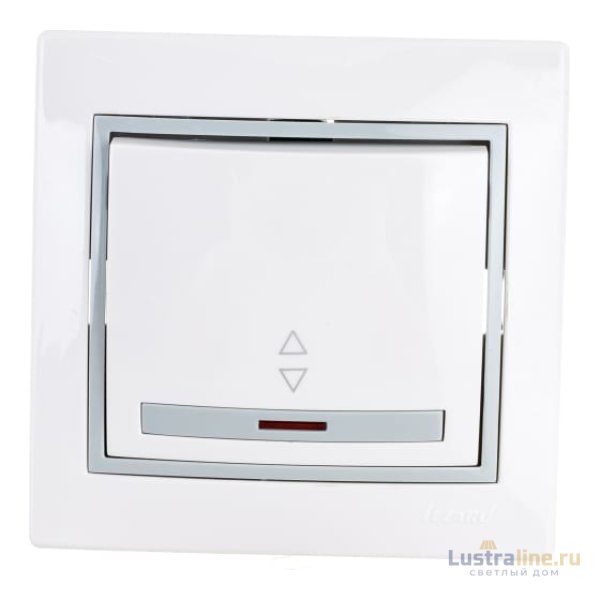 Выключатель проходной с подсветкой Lezard Mira 701-0215-114