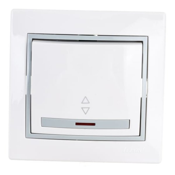 Выключатель проходной с подсветкой Lezard Mira 701-0215-114