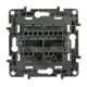 Переключатель двухклавишный Legrand Etika 10A 250V алюминий 672412