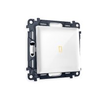 Комплект механизма 1-кл выключателя с подсветкой Ambrella Volt Alfa MA102010