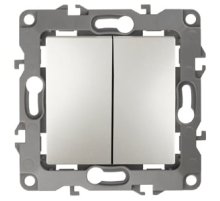 Выключатель двойной Эра 12-1004-15 Б0019314