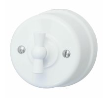 Выключатель одноклавишный проходной Bironi Лизетта B1-201-21