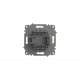 Выключатель двухклавишный с подсветкой ELBI Zena Vega 609-010300-203