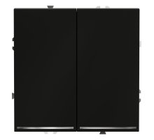 Выключатель двухклавишный с подсветкой Voltum S70 VLS020208