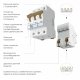 Автоматический выключатель 3P 50 A C 4,5 кА Werkel W903P504 4690389193002 a062531