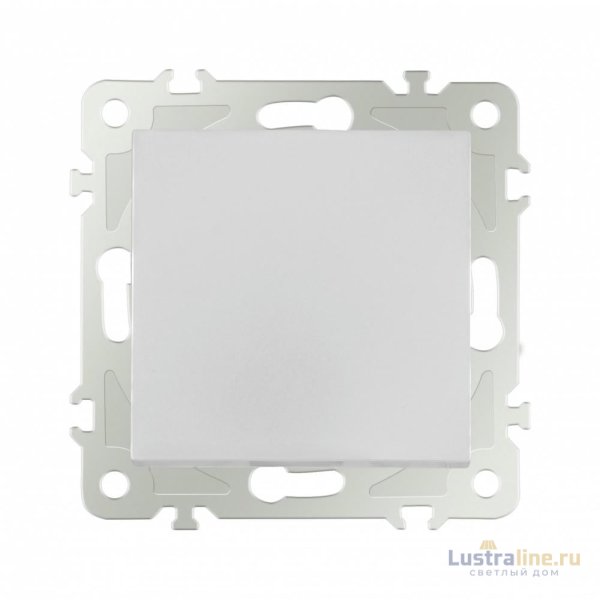 Переключатель одноклавишный перекрестный Arte Milano 206.34-1.silver