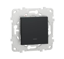 Переключатель одноклавишный перекрестный с подсветкой Schneider Electric Unica New NU520554N