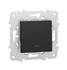 Переключатель одноклавишный перекрестный с подсветкой Schneider Electric Unica New NU520554N