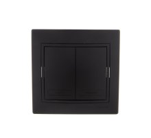 Выключатель двойной Lezard Mira 701-4242-101 Выключатель двойной Lezard Mira 701-4242-101