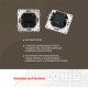 Выключатель одноклавишный Arte Milano 202.30-1.black