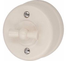 Выключатель одноклавишный проходной Bironi Лизетта B1-201-24