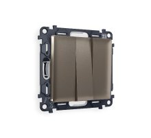 Комплект механизма 3-кл выключателя Ambrella Volt Alfa MA635010