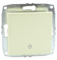 Выключатель одноклавишный перекресный Mono Electric Despina-Larissa 10А 250В крем 500-001725-112