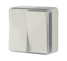 Выключатель двухклавишный Werkel Gallant слоновая кость W5020003 4690389164125