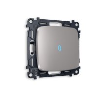 Комплект механизма 1-кл проходного выключателя с подсветкой Ambrella Volt Omega MO502040