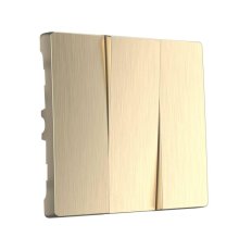 Набор клавиш для выключателя трехклавишного Werkel шампань рифленый W1139010 4690389160264