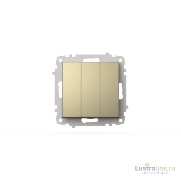 Выключатель трехклавишный ELBI Zena Vega 609-011400-254