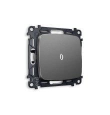 Комплект механизма 1-кл проходного выключателя с подсветкой Ambrella Volt Omega MO652035