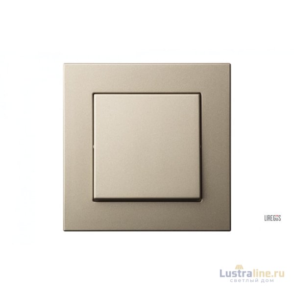 Выключатель одноклавишный Liregus Epsilon 28-3000