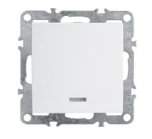 Выключатель одноклавишный Stekker Эрна с подсветкой белый PSW10-9101-01 39309 Выключатель одноклавишный Stekker Эрна с подсветкой белый PSW10-9101-01 39309