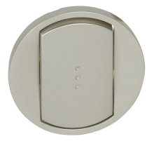 Лицевая панель Legrand Celiane выключателя с подсветкой титановая 068303