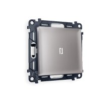 Комплект механизма 1-кл выключателя с подсветкой Ambrella Volt Alfa MA502015