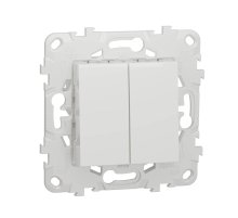 Переключатель двухклавишный перекрестный Schneider Electric Unica New NU521518