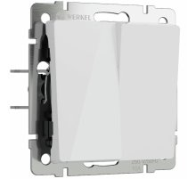 Выключатель двухклавишный проходной Werkel 4690389197291 W1122041 a064007